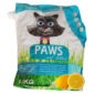 paws clumping cat litter lemon 4.5kg sbpetshop