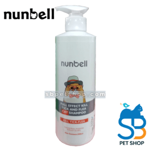 Nunbell Full-Effect Kill Tick And Flea Cat Shampoo - 350ml