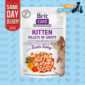 Brit Care Cat Pouch KITTEN - Tender Turkey in Gravy