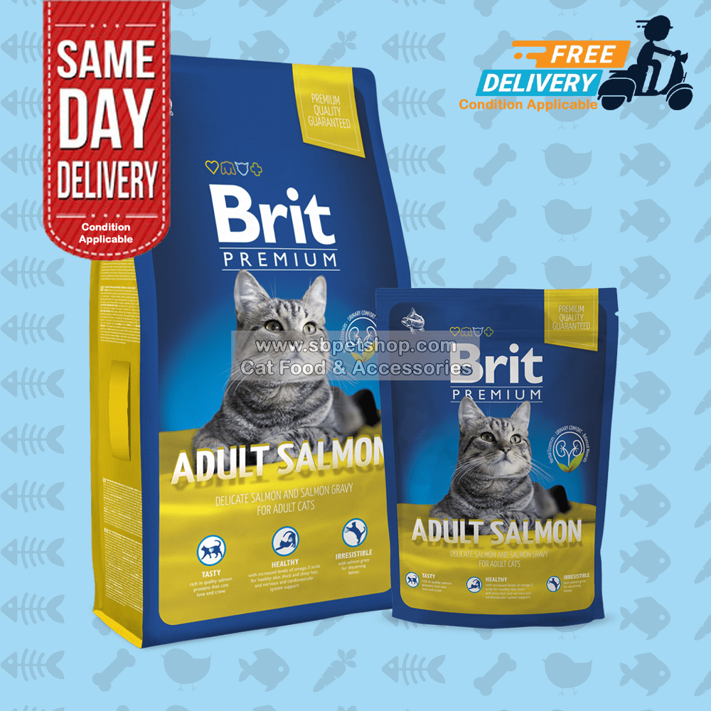 Brit Premium Cat Adult Salmon - SBPetShop.com