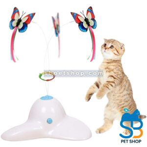 Interactive Electric Rotating Butterfly Cat Toys